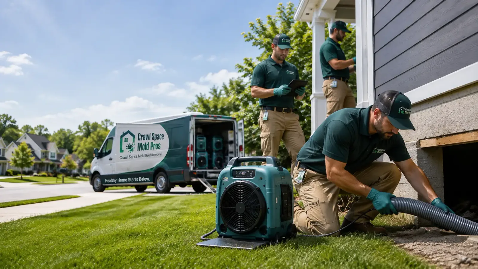 Crawl Space Mold Removal in Bethlehem, IN